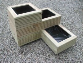 Corkscrew Decking Planter L-Shape Left Hand