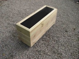 Cuboid Decking Planter 1000mm x 300mm 3 Tier 