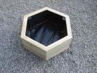 Hex Decking Planter 400mm x 400mm 2 Tier 