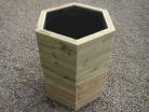 Hex Decking Planter 700mm x 700mm 6 Tier 