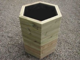 Hex Decking Planter 800mm x 800mm 6 Tier 