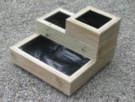 Stacked Decking Planter Medium Tower
